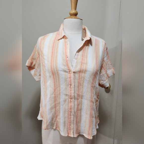 Des Petits Hauts Robinette wide striped shirt - Picture 1 of 7
